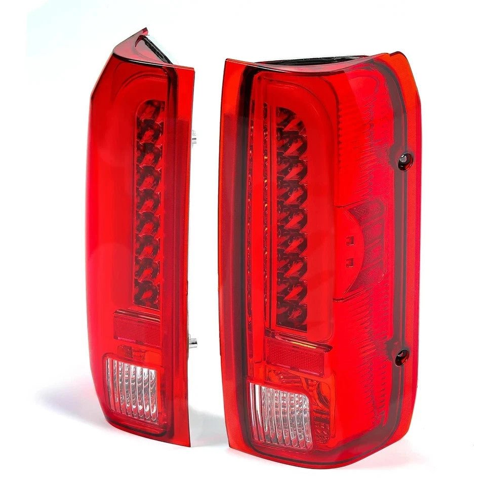 FOR 1990-1997 FORD F150 F250 F350 LH & RH TAIL LIGHTS BRAKE LAMPS TUBE RED LED