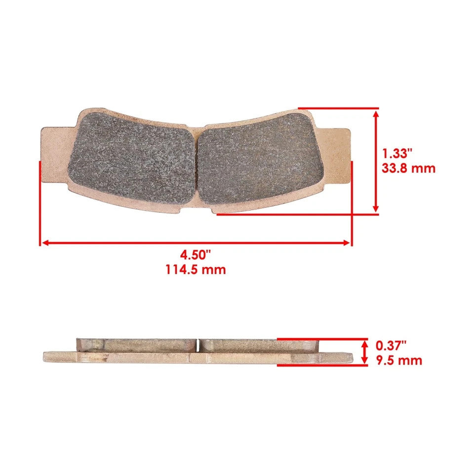 Sintered Front Brake Pads For Kawasaki Teryx KRX 1000 KRF1000 2020-25 43082-0196
