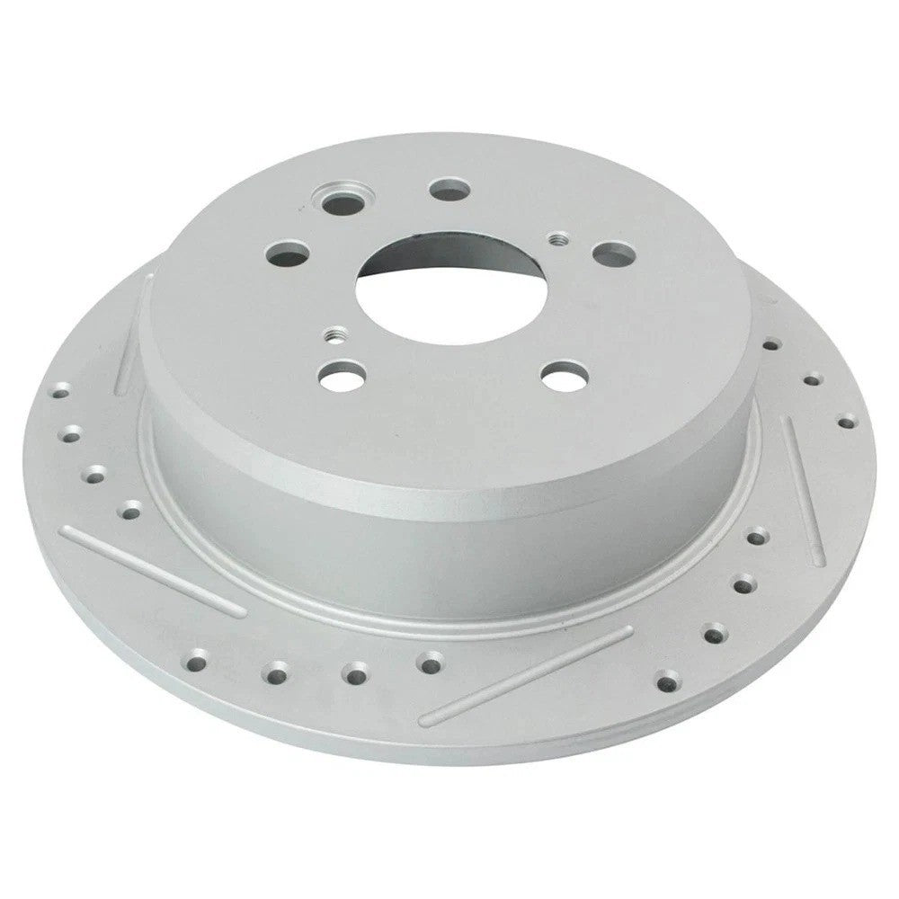 Rear Performance Brake Rotor Drilled Slotted Ceramic Pad Kit for IS250