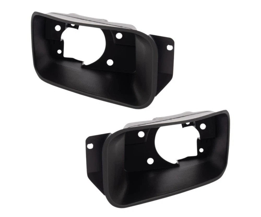 Front Fog Light Bracket Black Fits 11-14 Silverado 2500 HD Silverado 3500 HD