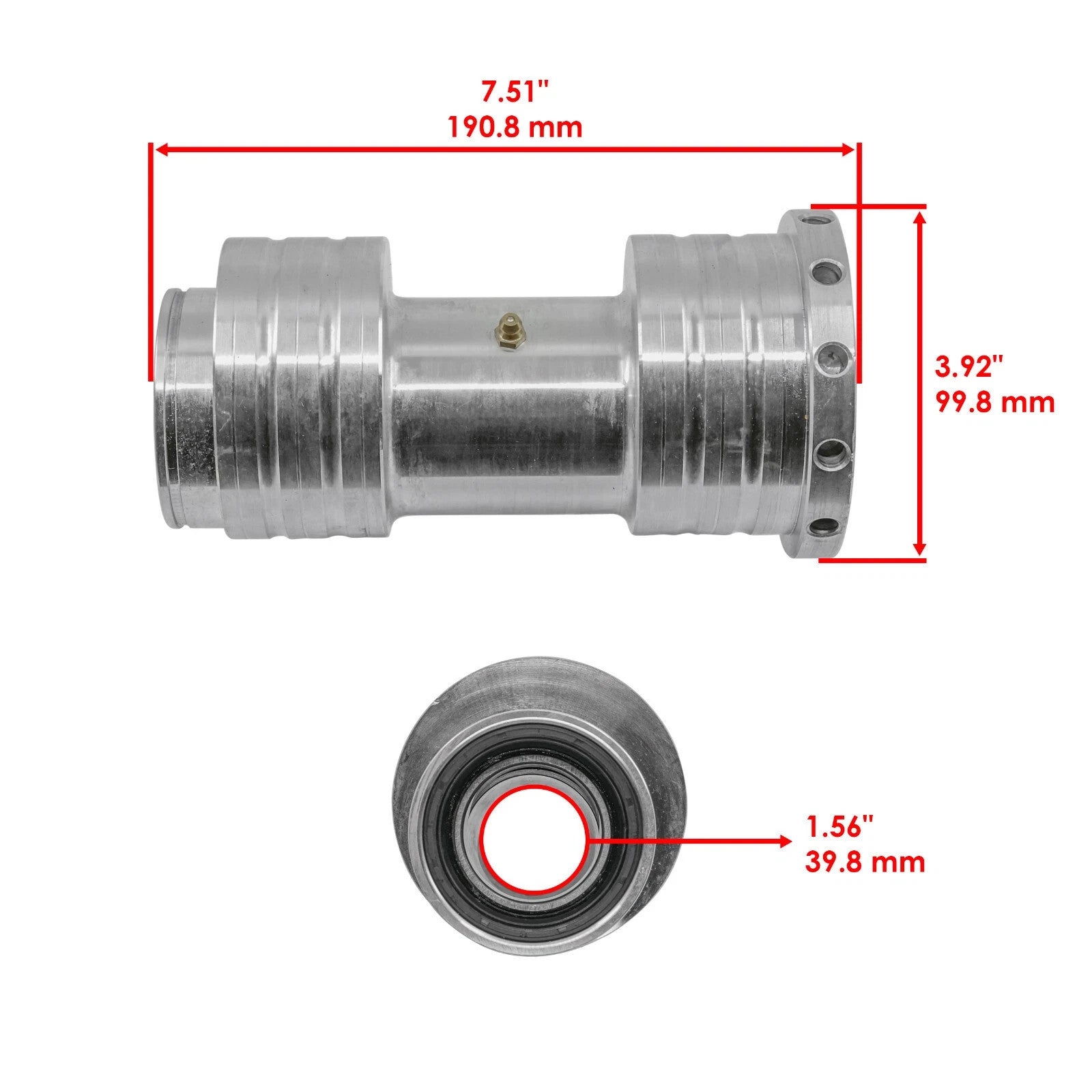 Rear Axle Shaft Bearing Carrier Hub for Honda TRX400 Ex Sportrax 400 2X4 99-2008