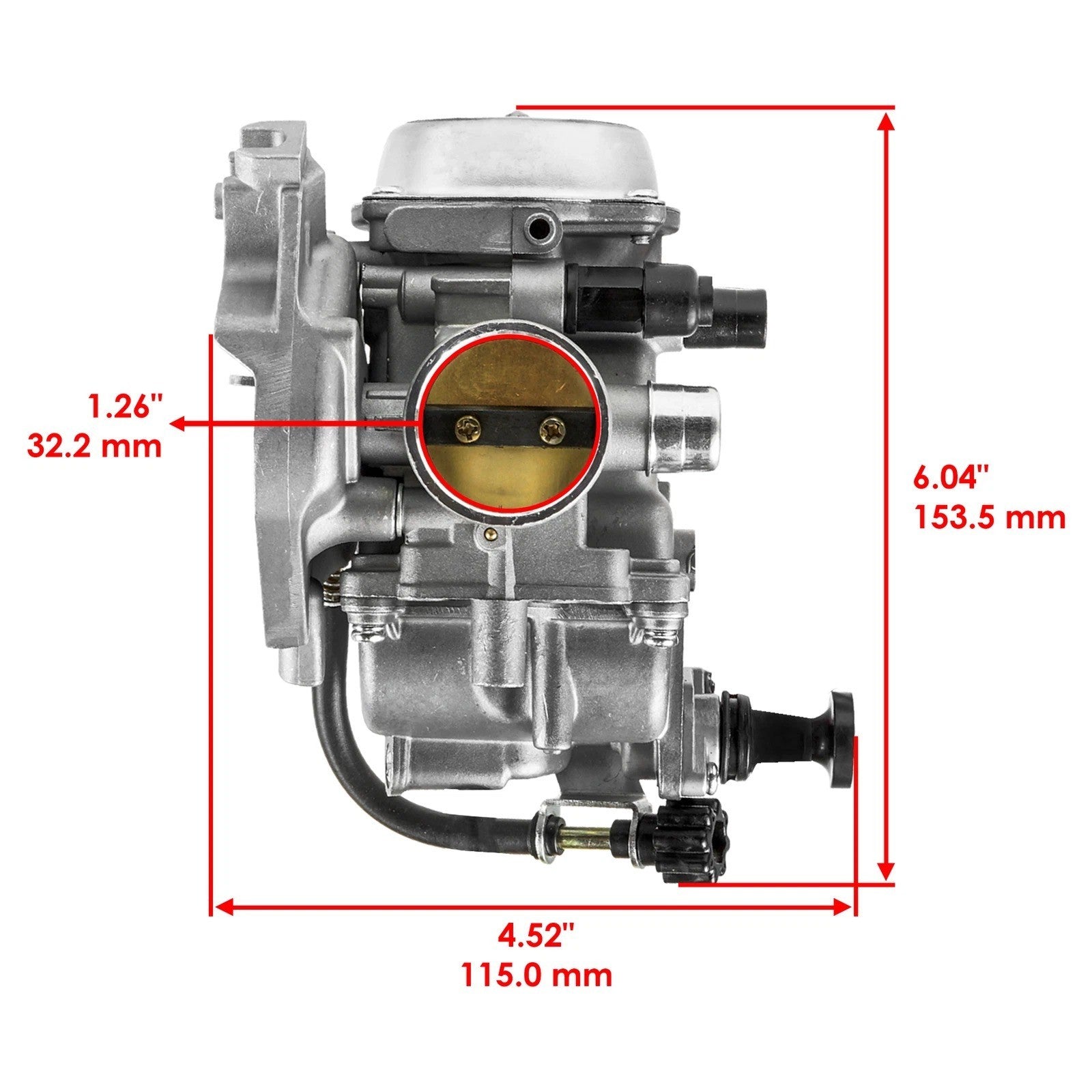 Carburetor Carb for Kawasaki Bayou 400 KLF400B 4X4 1993 1994 1995 - 1999