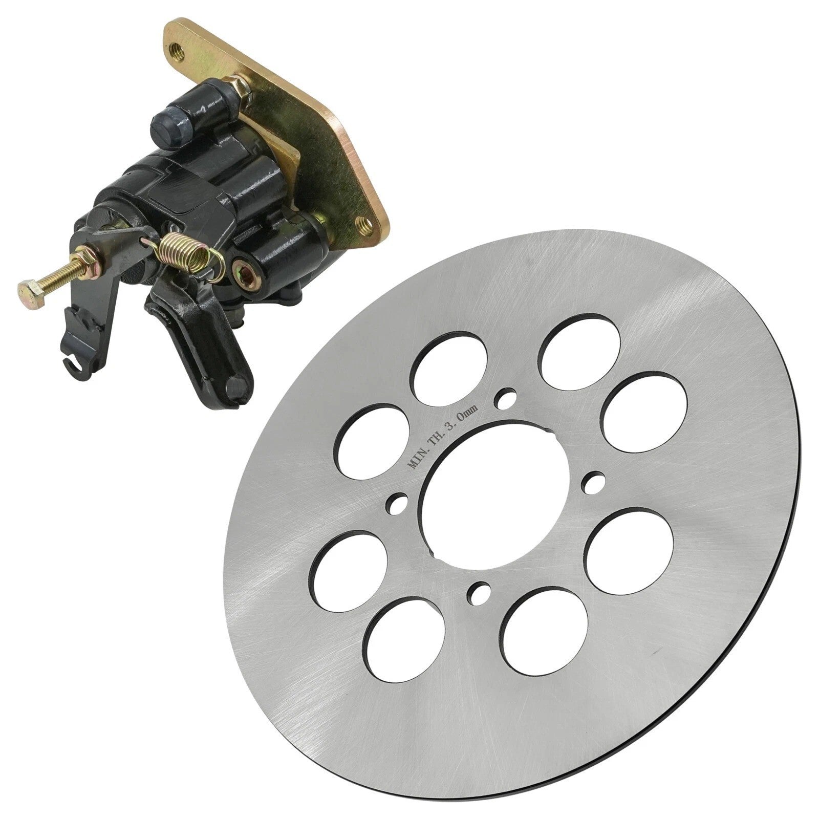 For Yamaha Banshee 350 YFZ350 2002-2006 Rear Caliper w/Brake Pads and Brake Disc