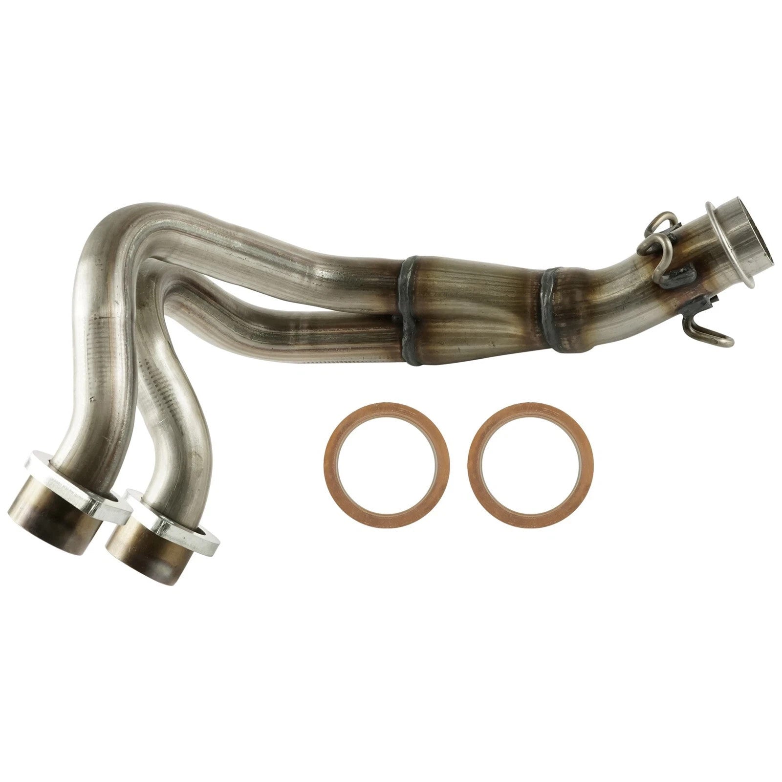  Exhaust Pipe w/ Gaskets For Yamaha Rhino 700 YXR700FDU 4x4 Ducks Fi 08-09