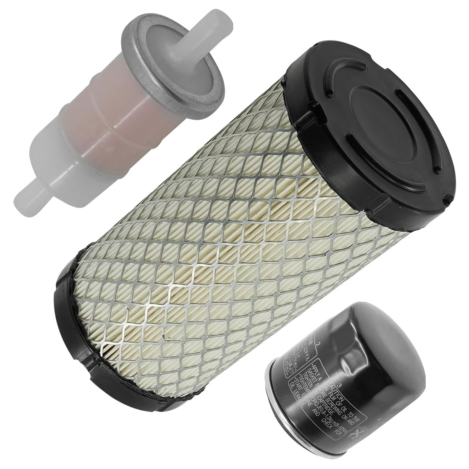Caltric 11013-1290 Air Filter Kit For Kawasaki Mule 3010 KAF620 2001-2008