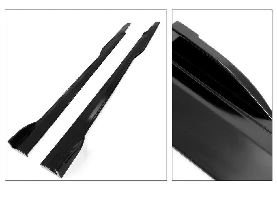 Side Skirts Fit 15-23 Dodge Charger SRT Daytona Scat Pack GT R/T PP Black