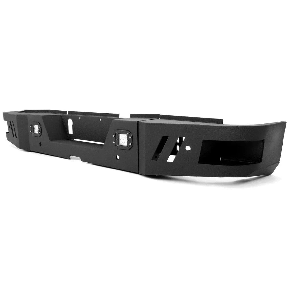 Rear Bumper For Dodge Ram 2500 3500 2010-2024 w/ LED Lights Steel Powder Coated