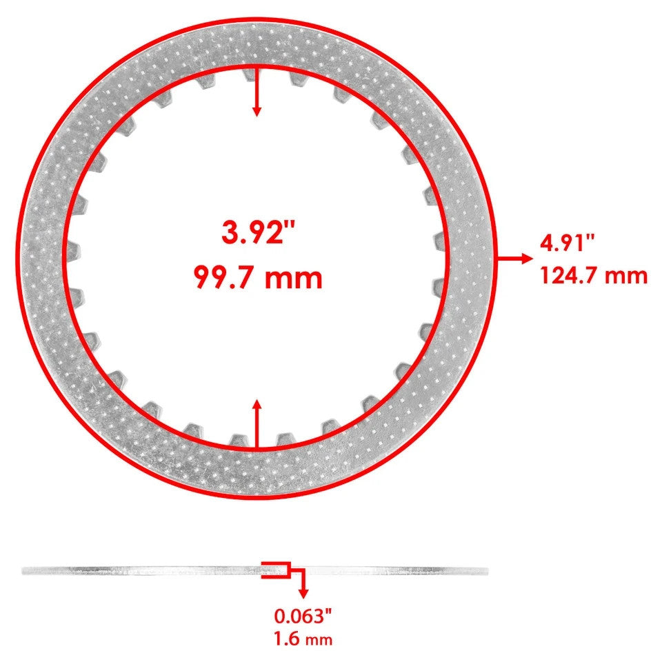 Clutch Friction Plates Gasket Springs Kit for Suzuki GSXR750 GSX-R750 2000-2003
