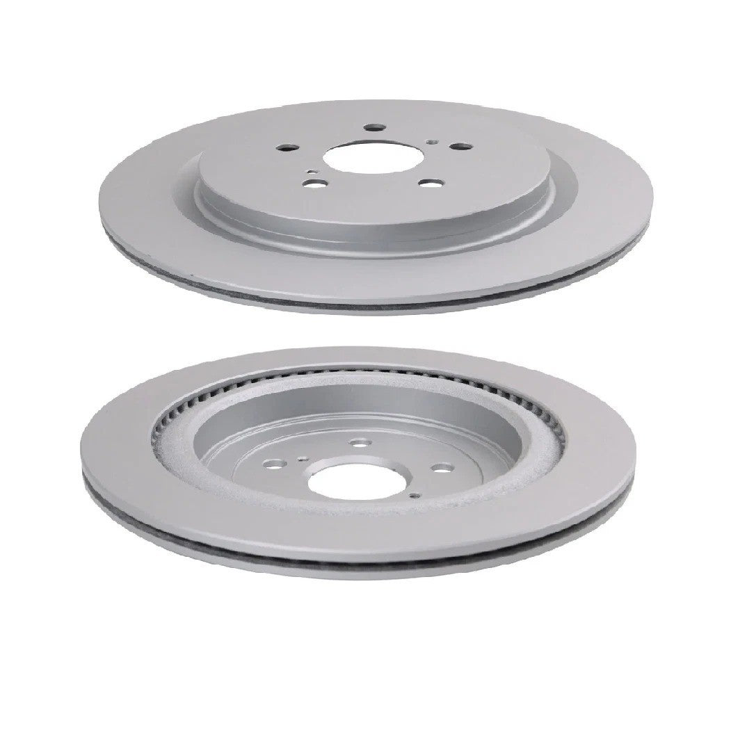 Rear Brake Pad & Rotor Kit Premium G-Coated Ceramic Fits 16-22 Lexus