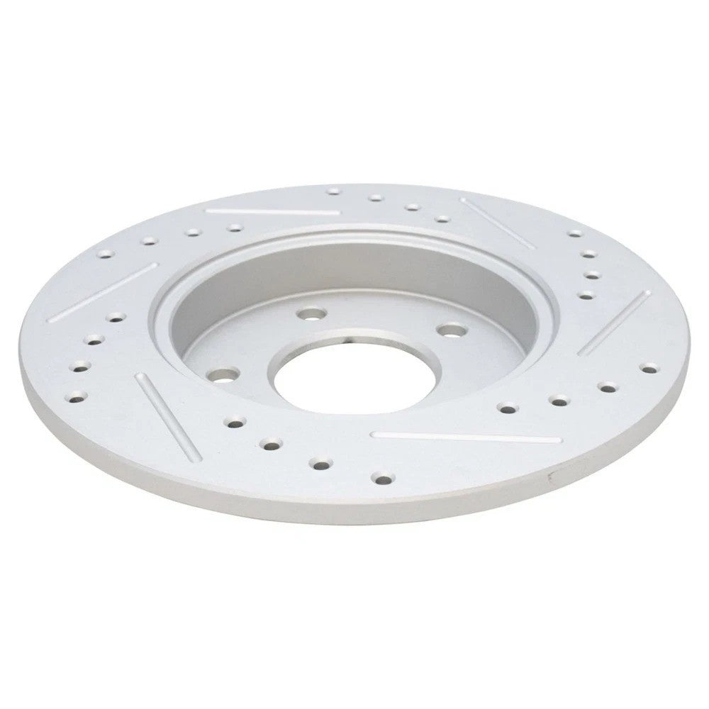 Performance Brake Rotor Drilled & Slotted Rear G-Coated Pair for GM