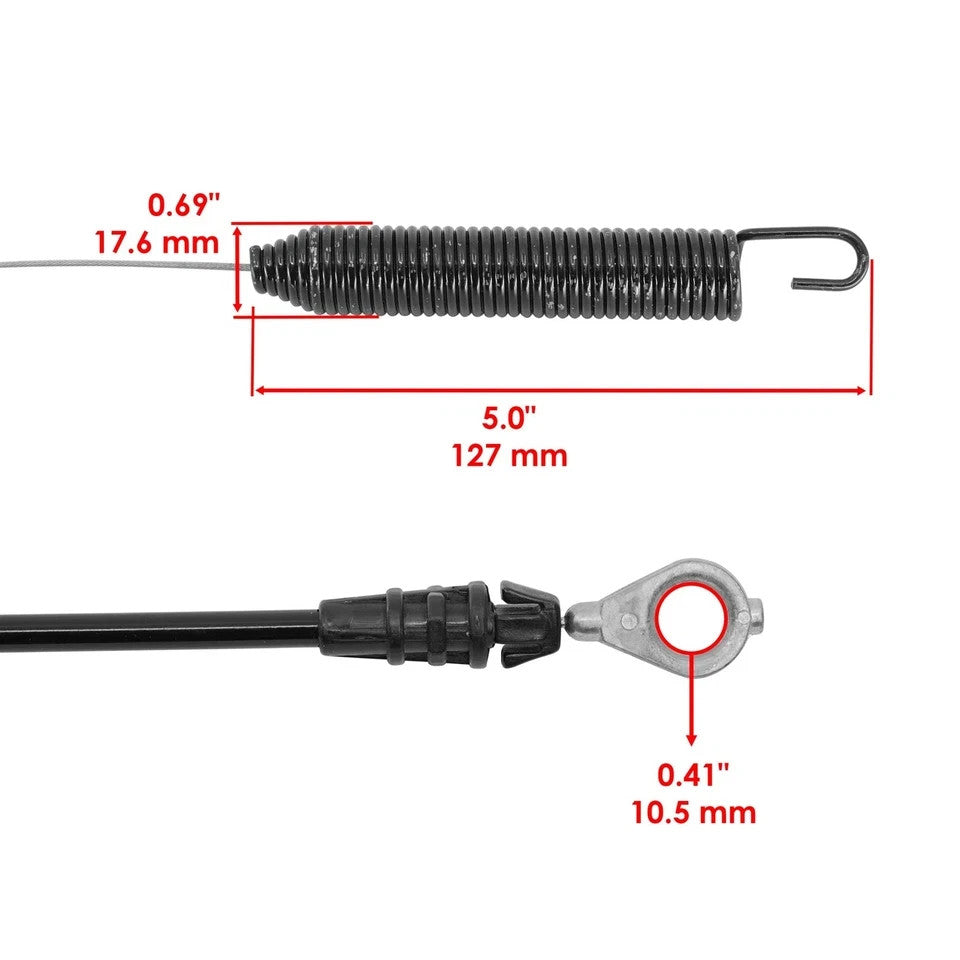 Caltric GY21106 Deck Engagement PTO Calbe For John Deere Lawn Mower