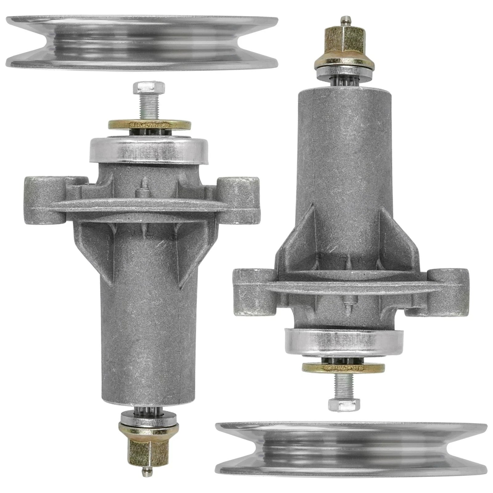 2 Spindle Assembly W/Pulley for Husqvarna Craftsman 285-585 532187292 587819701