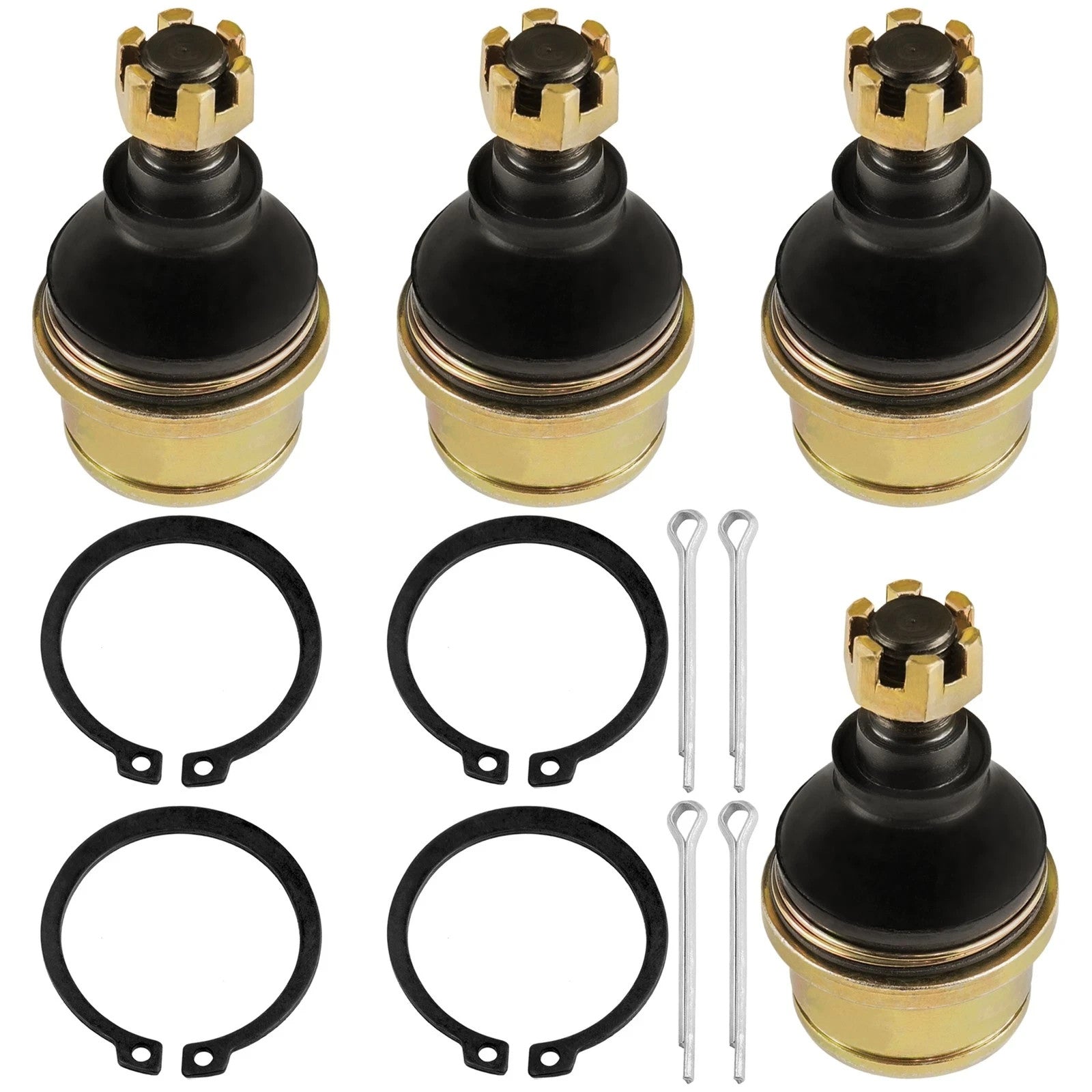 4 Upper and Lower Knuckle Ball Joint for Honda TRX420 Rancher 420 2014 - 2022