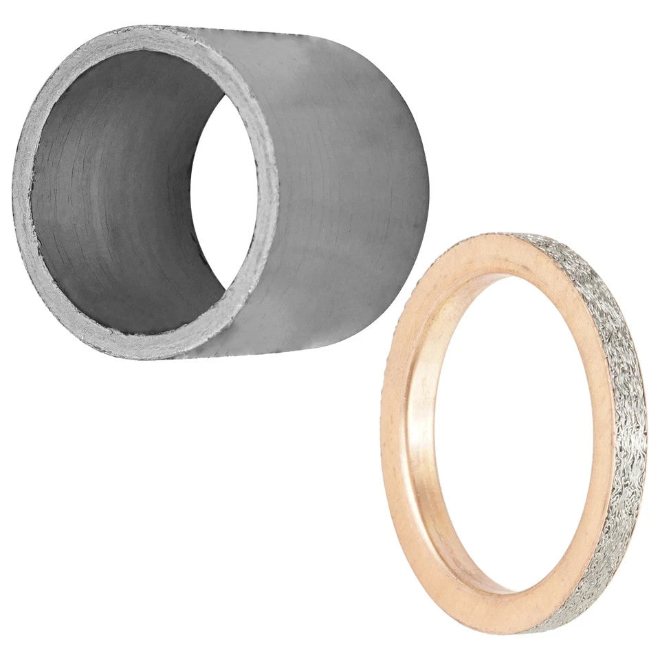 Exhaust Pipe Muffler Gaskets for Yamaha Kodiak 400 YFM400F 4X4 1993-2006