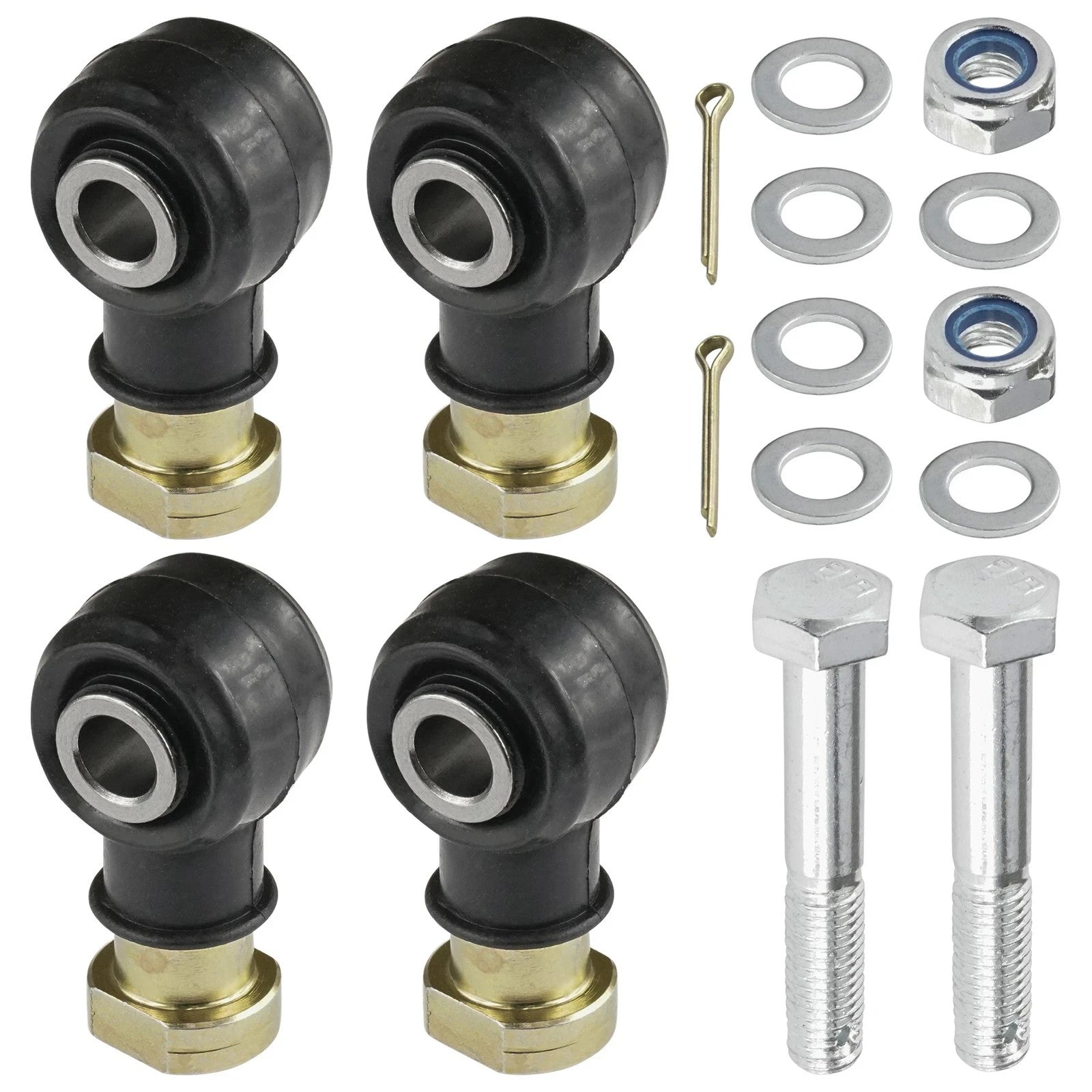 2 Sets Of Tie Rod End Kits for Polaris Hawkeye 300 2X4 4X4 2006-2011