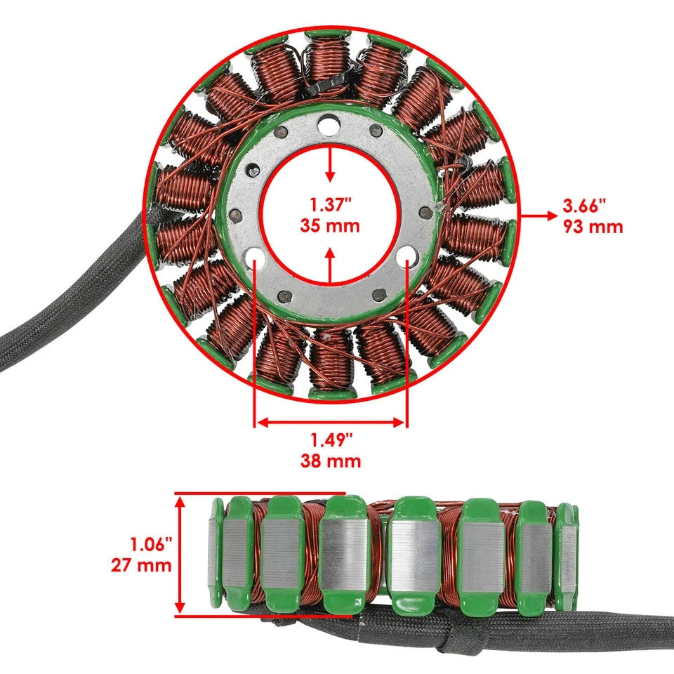 Magneto Stator for Kawasaki Eliminator 125 BN 125A BN125A 2001-2009 / 21003-1342