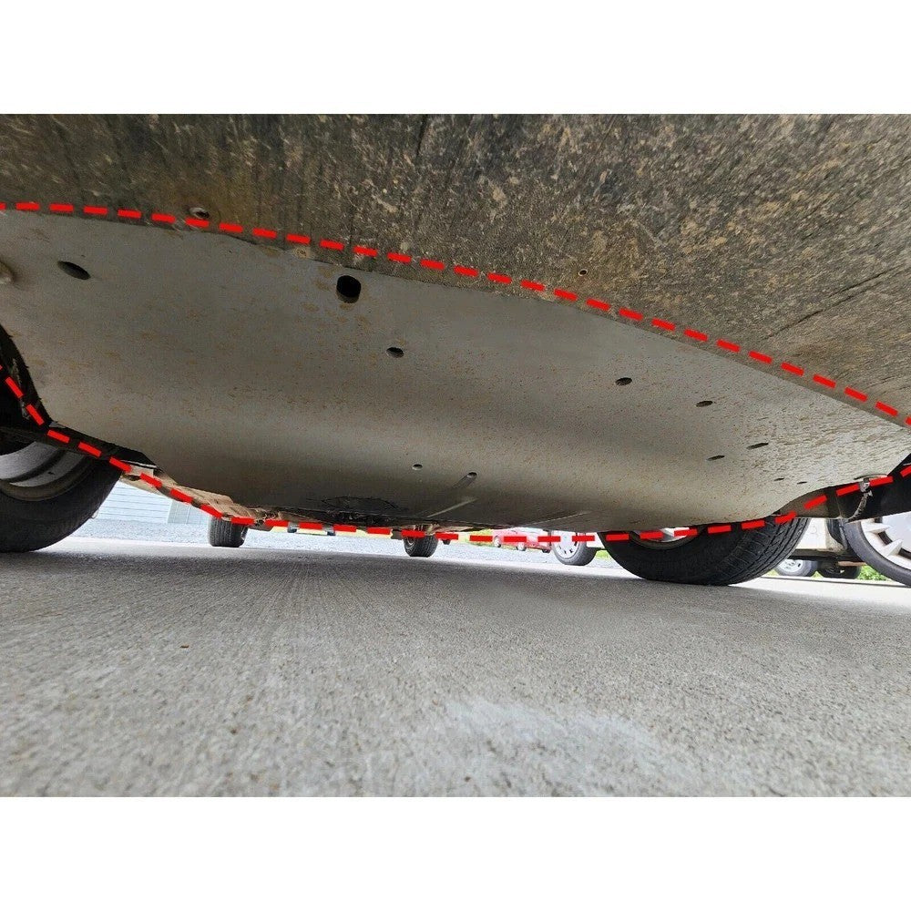 Aluminum Skid Plate Belly Pan For 1999-2010 VW Volkswagen Golf Jetta MK4 Beetle
