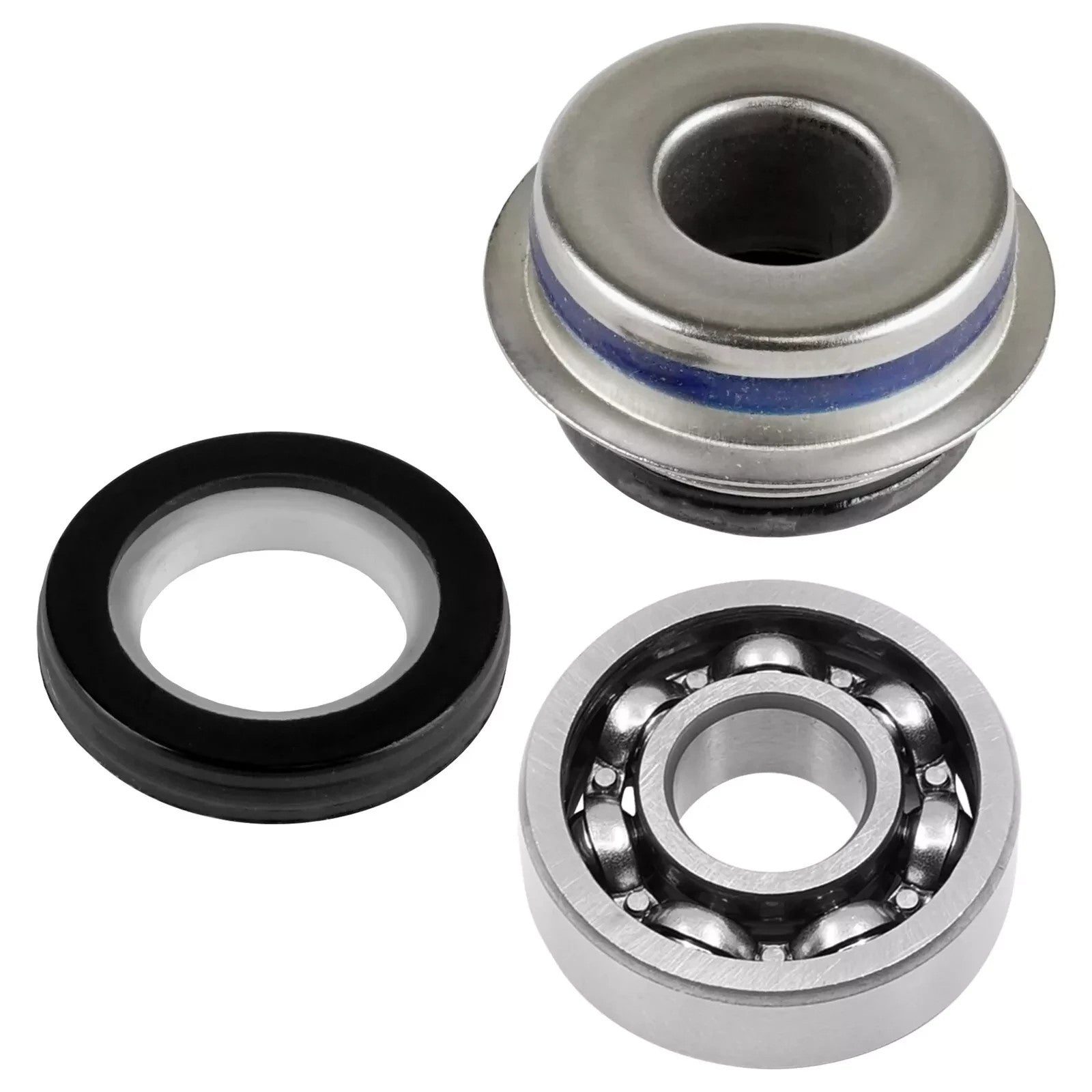 Caltric Water Pump Seal & Bearing for Suzuki RM125 1996-2000 / RM250 1996-2000