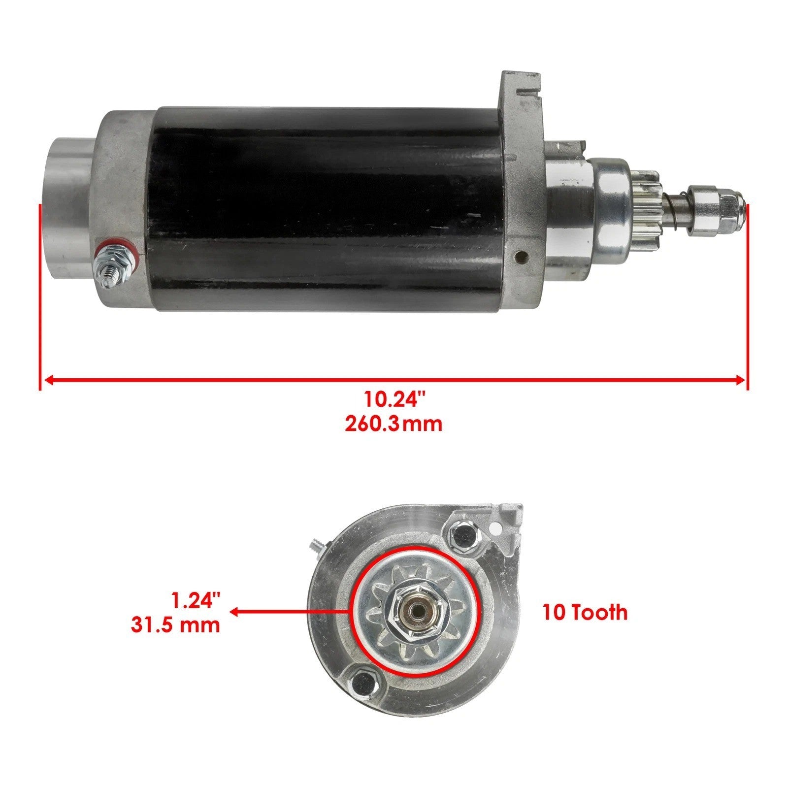 Starter for Mercury Outboard 70 E EL ELPT 70 HP 70HP 1977-1983