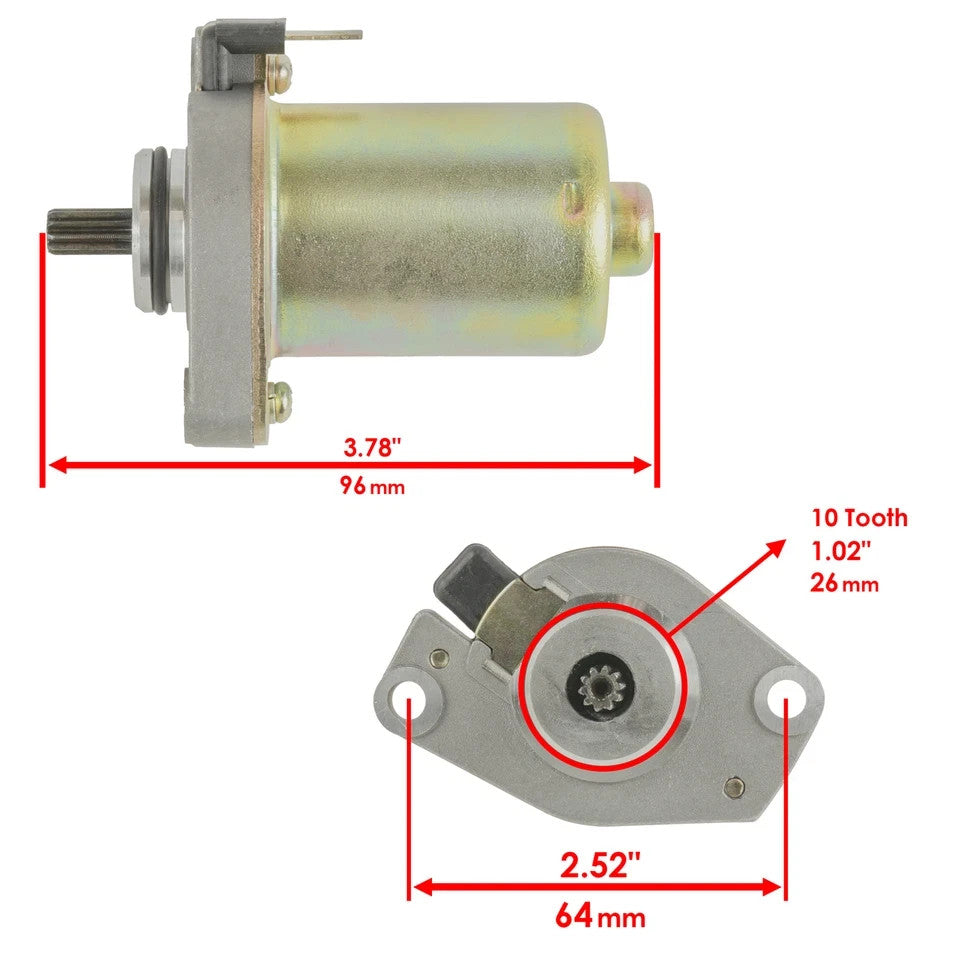 Starter for Yamaha Zuma 50 YW50 YW 50 2002 2003 2004 2005 2006-2011