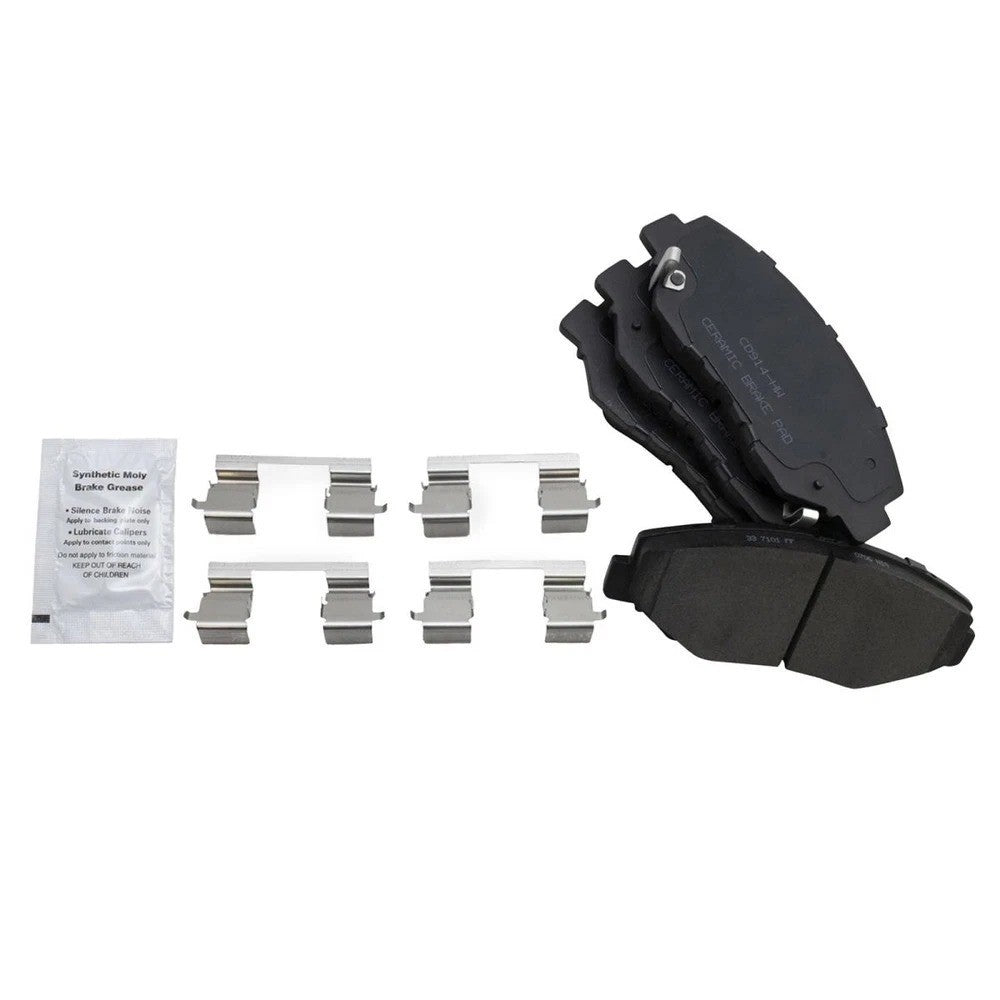 Front Brake Pad & Rotor Kit Ceramic Premium G-Coated Fits Acura Honda