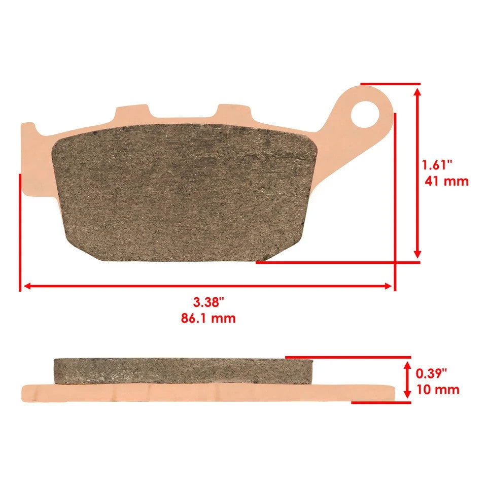 Front & Rear Brake Pads for Triumph Tiger 800 800Xc 2011 2012 2013