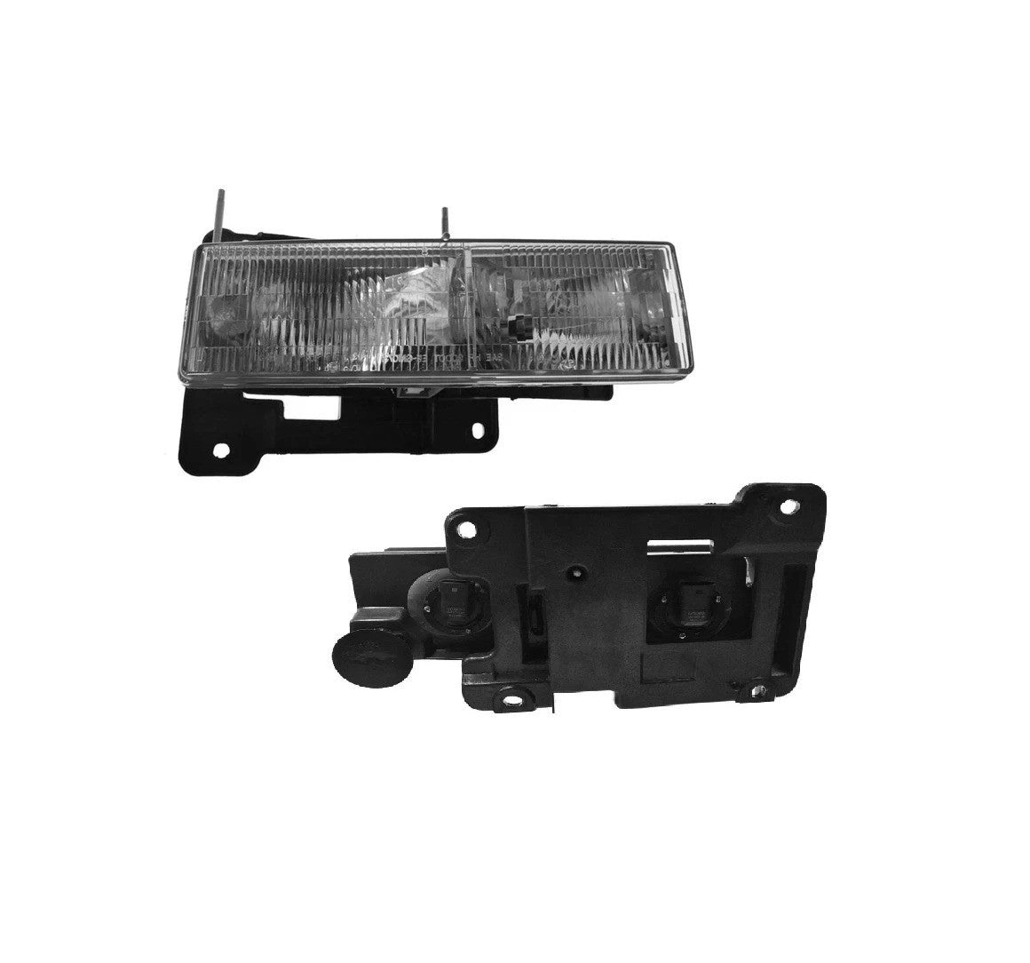 Headlight Assembly Set Driver & Passenger Side Fits 90-00 Chevrolet GMC