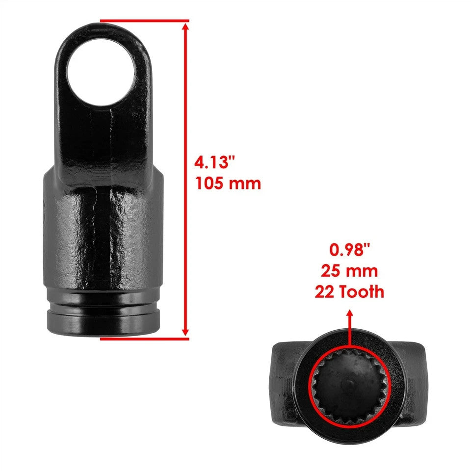 Caltric Front or Rear Drive Shaft Slip Yoke for Can-Am 705500762