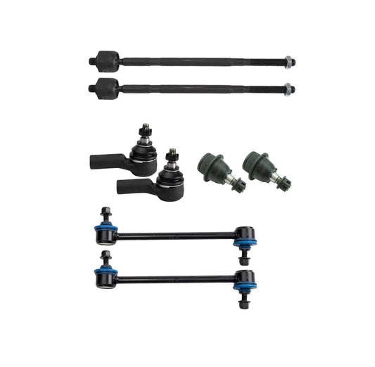 Front Lower Ball Joints Tie Rods Links Kit Fits 2010-2013 Ford Transit Connect