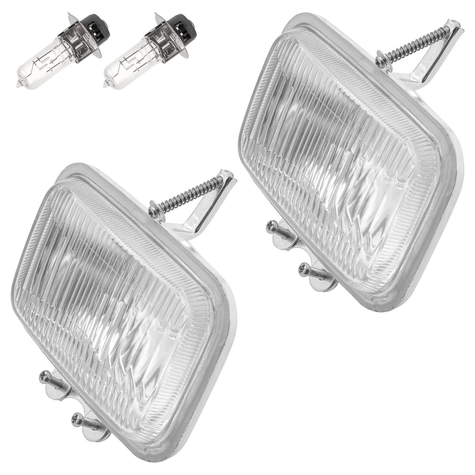 Caltric Headlights For Honda Fourtrax 300 TRX300FW 4X4 1990-2000 W/Bulb