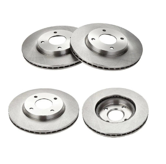 Front Brake Rotors Set For 2009-2014 Nissan Cube 2007-2012 Sentra Versa
