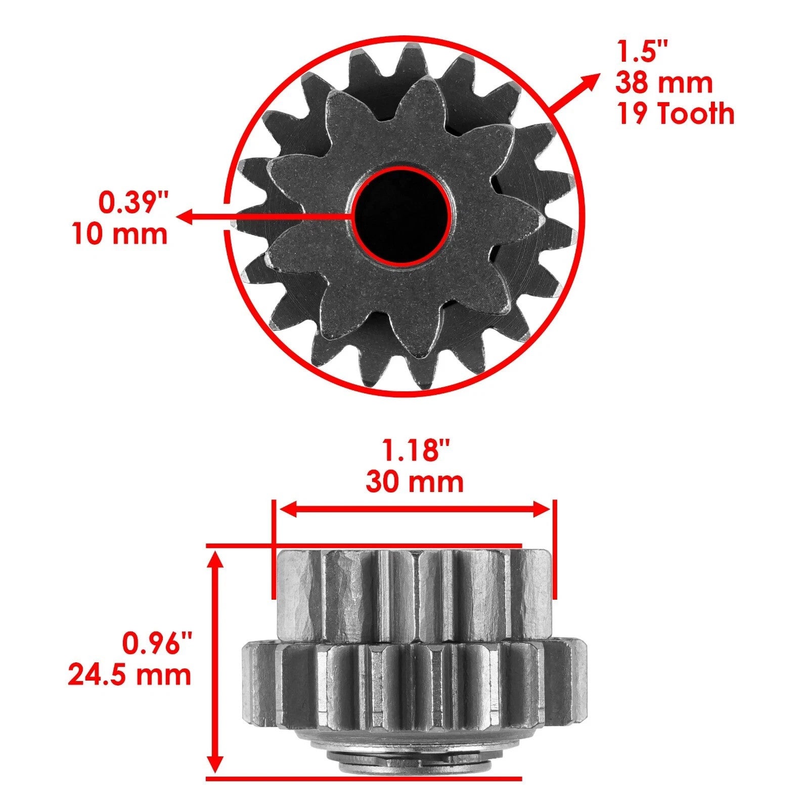 Starter Clutch Idler Drive Gear Gaskets for Honda TRX450ER Electric Start 06-14