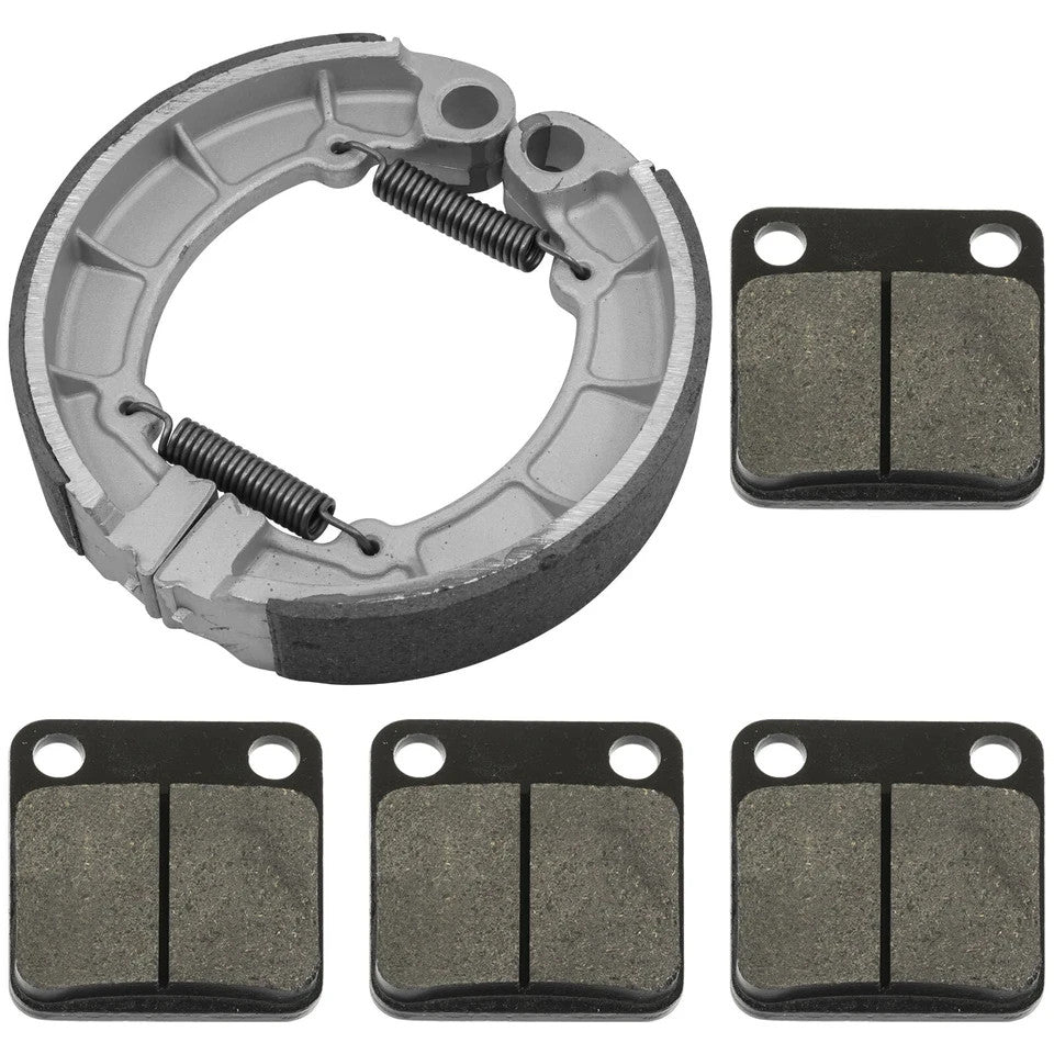 for Kawasaki KVF400 Prairie 400 1997-2002 Front Brake Pads and Rear Brake Shoes