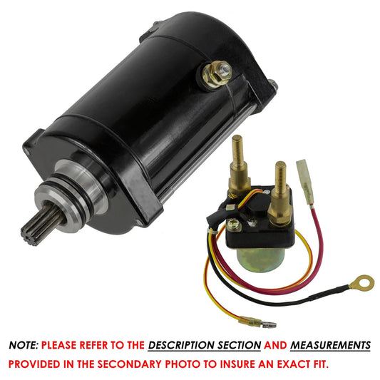Starter & Relay Solenoid for Kawasaki JS750 750 Sx 1992 1993 1994 1995 Pwc New