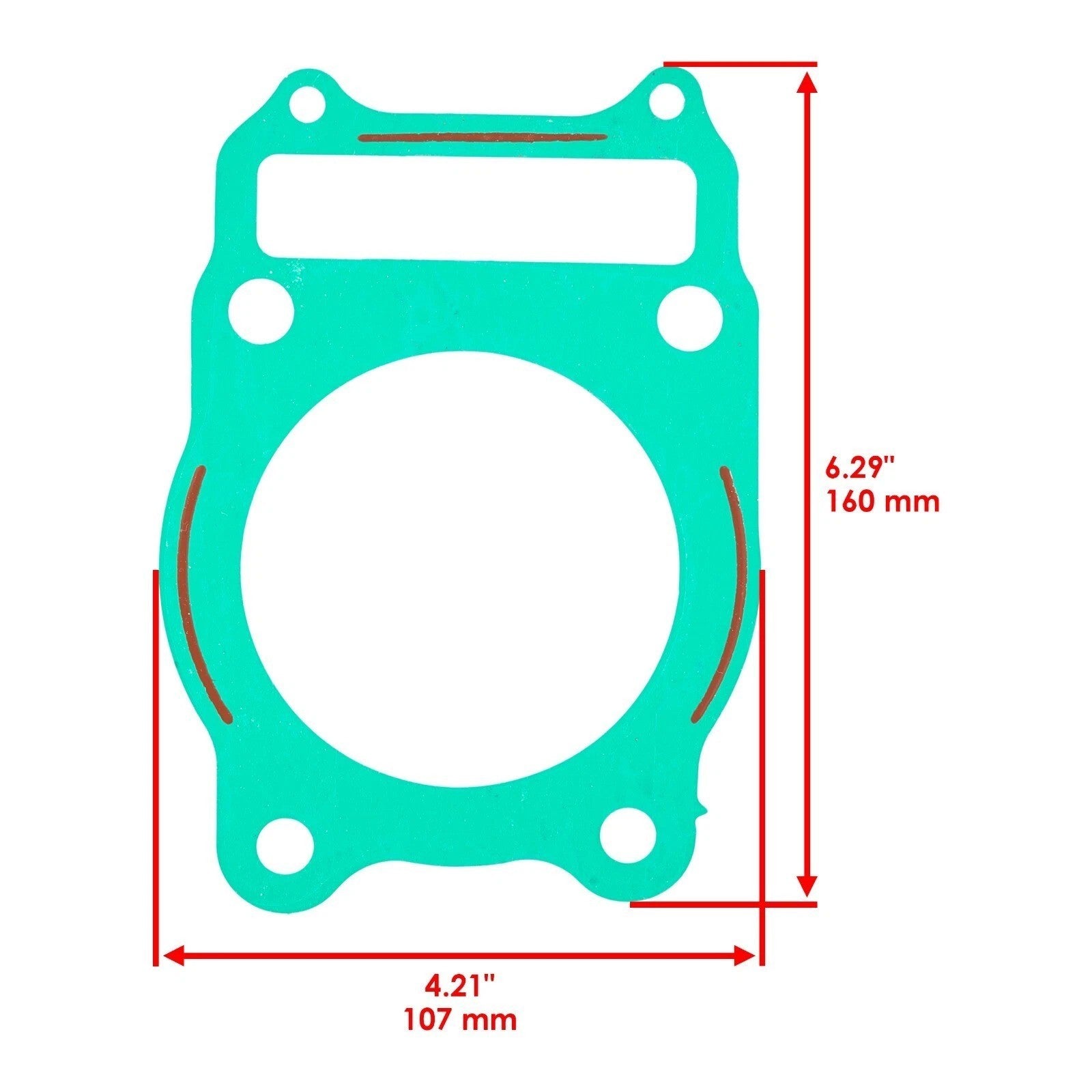 Cylinder Head and Base Gasket Fits Honda TRX300FW Fourtrax 300 4x4 1988 - 2000 