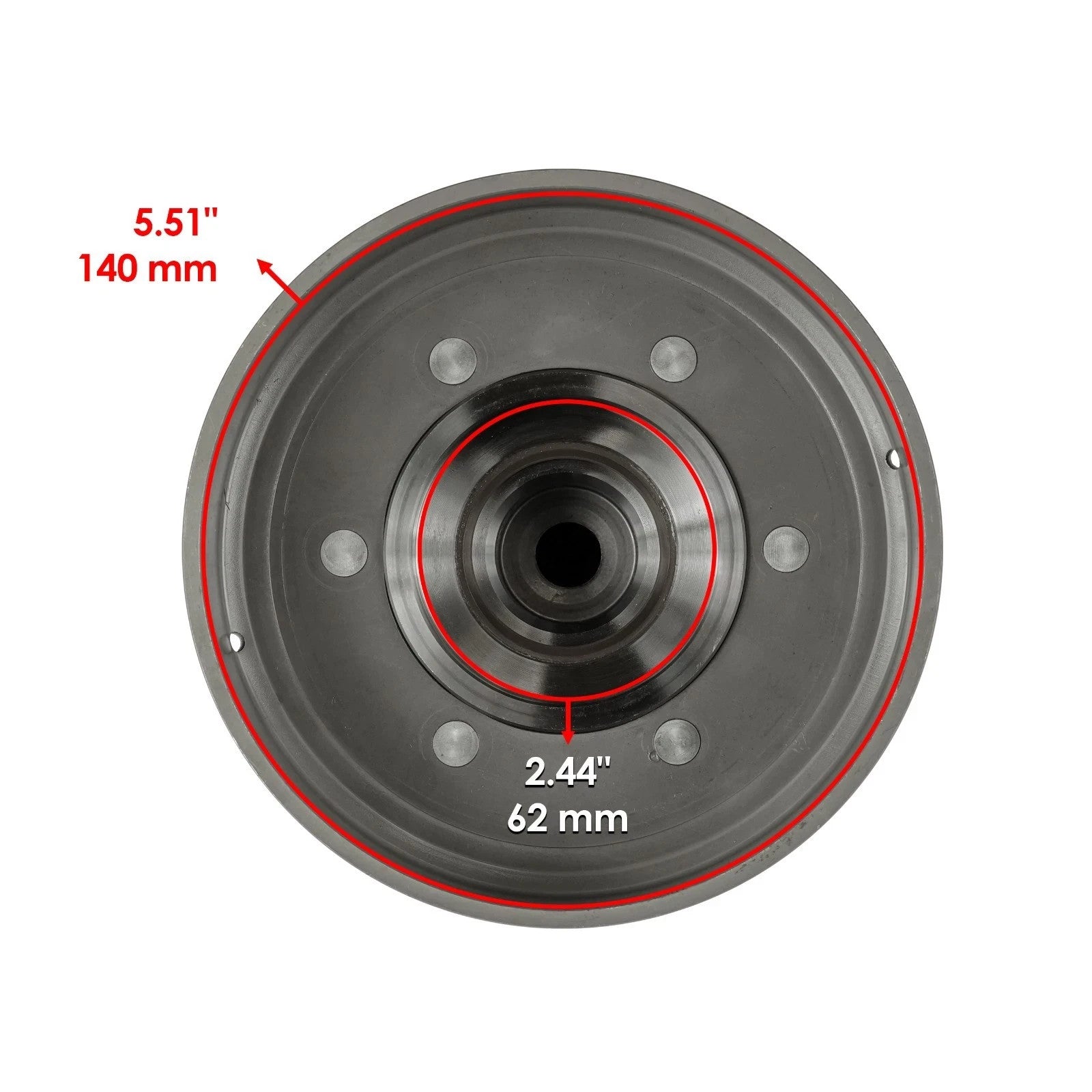 Caltric Wet Clutch Housing Kit For Arctic Cat 700 GT LTD TBX TRV 2009-2015