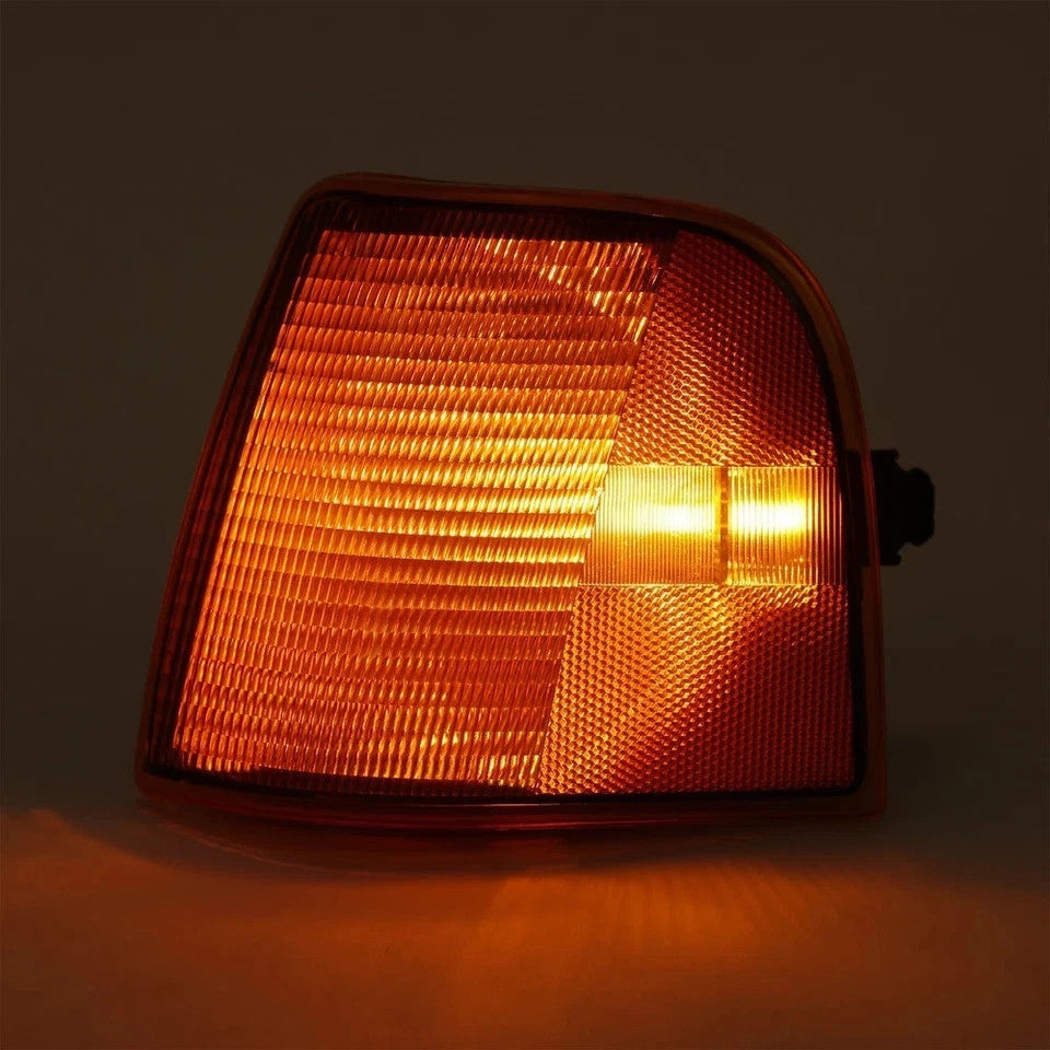 For Peterbilt 375 385 Truck L+R Amber Turn Signal Light Corner Lamp Bulbs Wiring