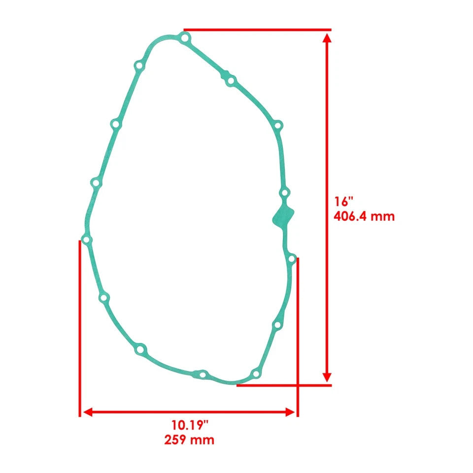 Clutch Cover Gasket For Honda 11394-Mb0-306 11394-Mb0-000