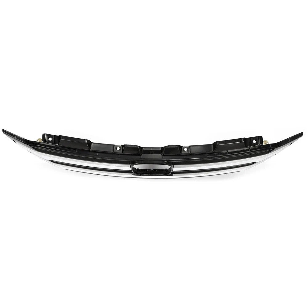 For 2016 2017 2018 Honda Pilot Front Bumper Upper Grille W/Chrome Trim Molding