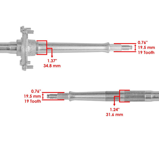 Rear Axle Shaft for Honda TRX90 TRX90EX Sportrax 90 2X4 1993-2008 42310-HF7-000