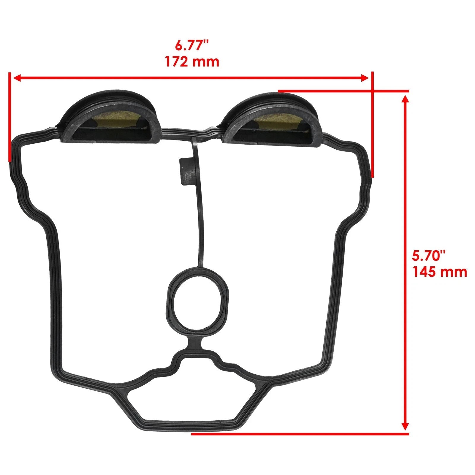 Cylinder Head Intake Exhaust Valve Gasket Kit for Yamaha YZ450F YZ450FX 2014-19