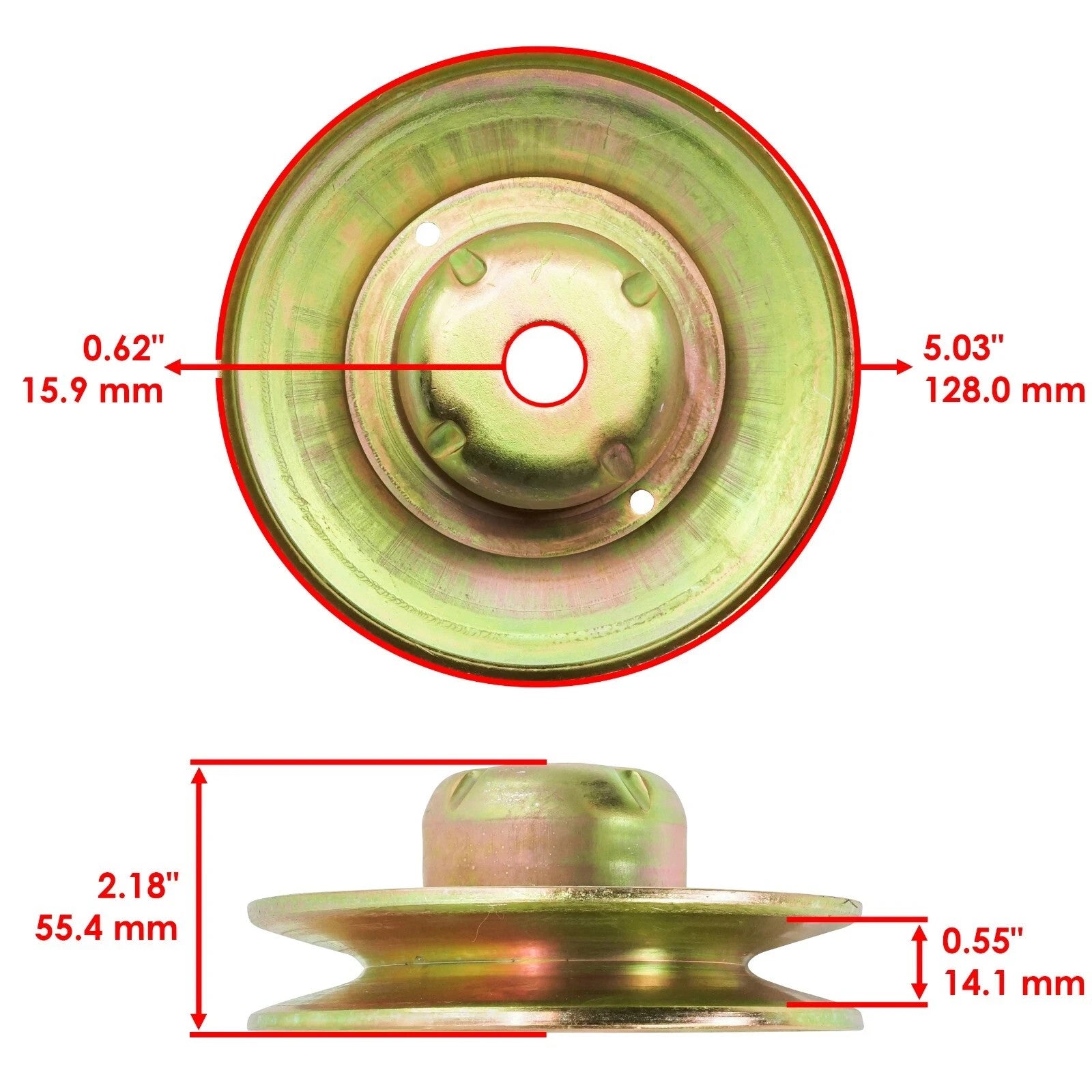 Driven Pulley For Husqvarna Poulan 532136572 136572 275276
