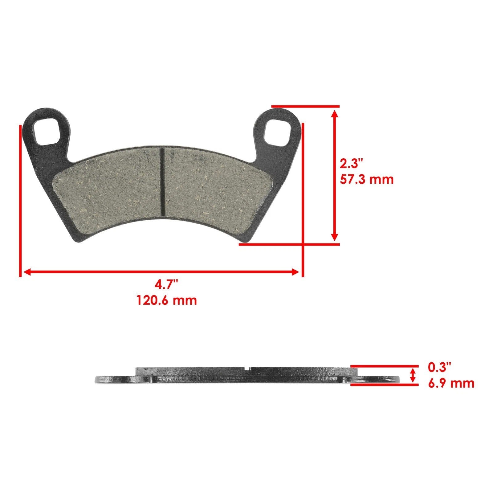 Brake Discs w/Pads & Bolt  For Polaris Ranger 1000 XP 1000 Crew XP 1000 18-2025
