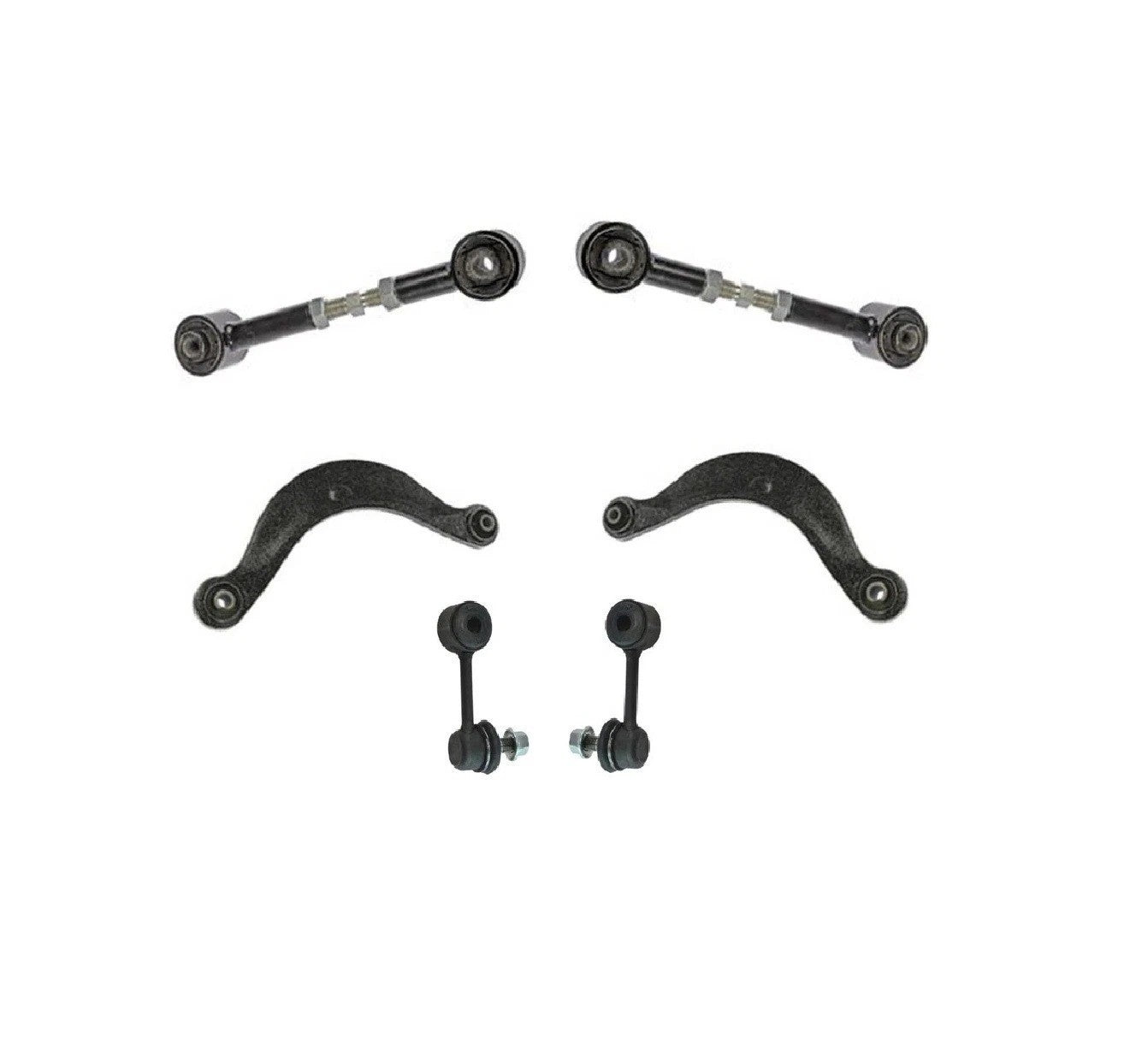 Rear Control Arm Lateral Link Sway Bar Suspension Kit Set 6pc for Fusion Milan