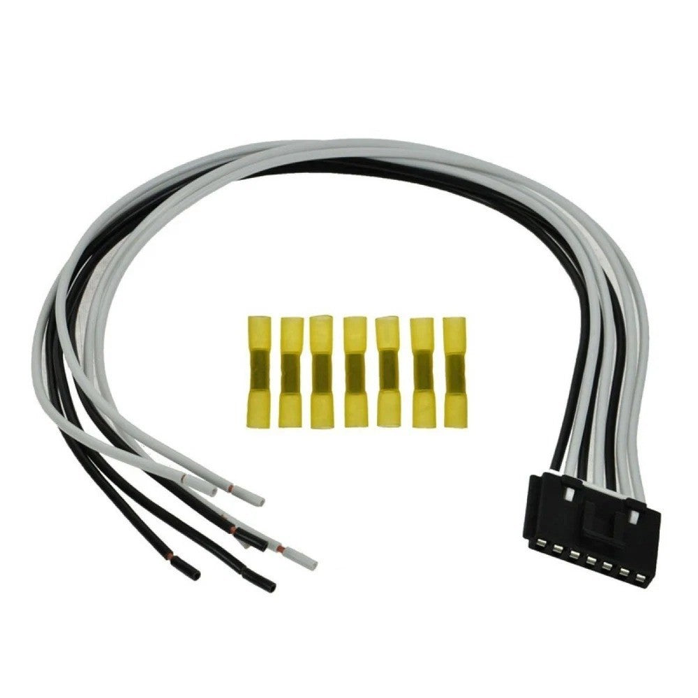 Front Heater Blower Motor Resistor w/ Plug & Pigtail for Chevy GMC Pickup Truck