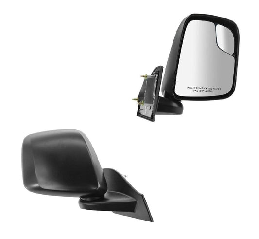 Mirror Manual Textured Black Convex Insert Passenger Side Right for NV200