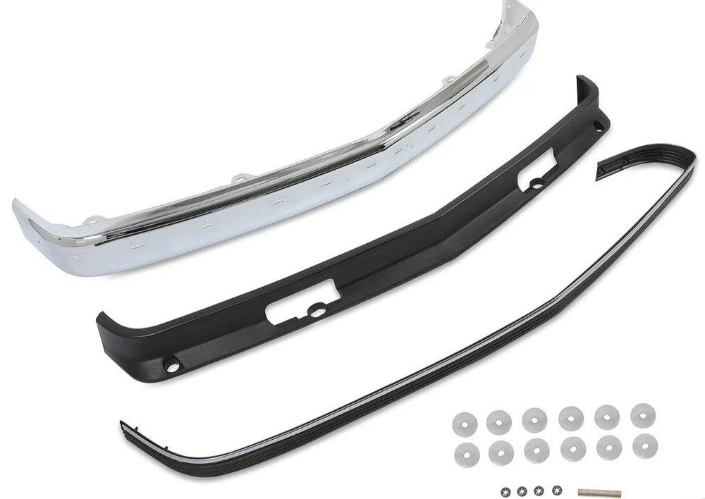 Front Bumper Kit Chrome For Chevy Suburban GMC C1500 K1500 1988-2000