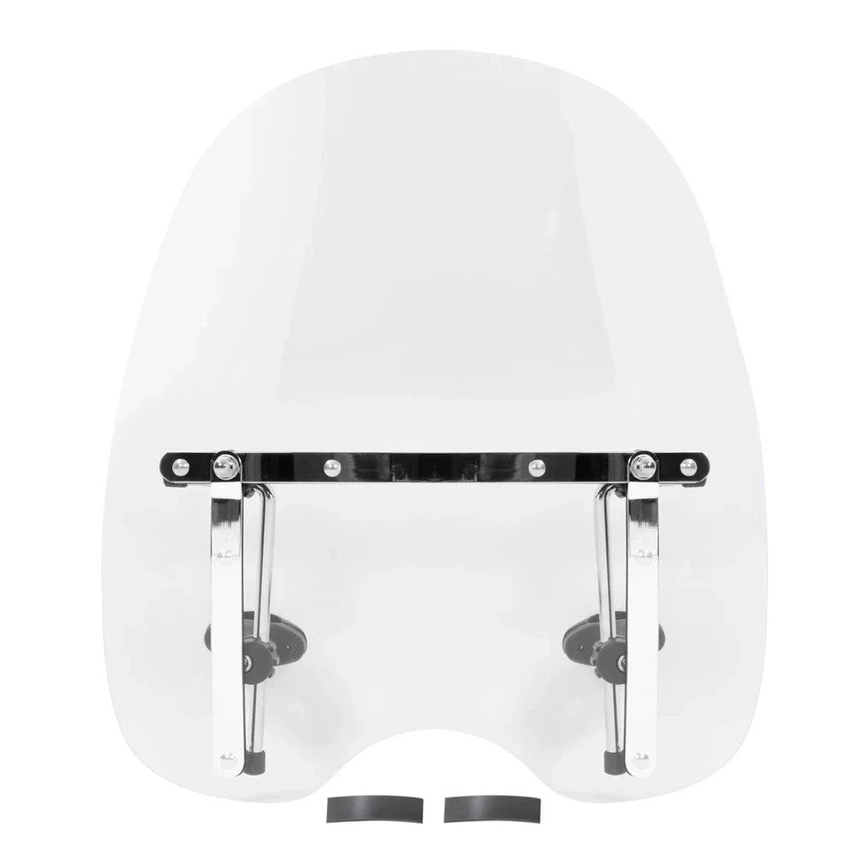 Motorcycle Large Clear Windshield For Harley Honda Magna Shadow Spirit 19"x17"