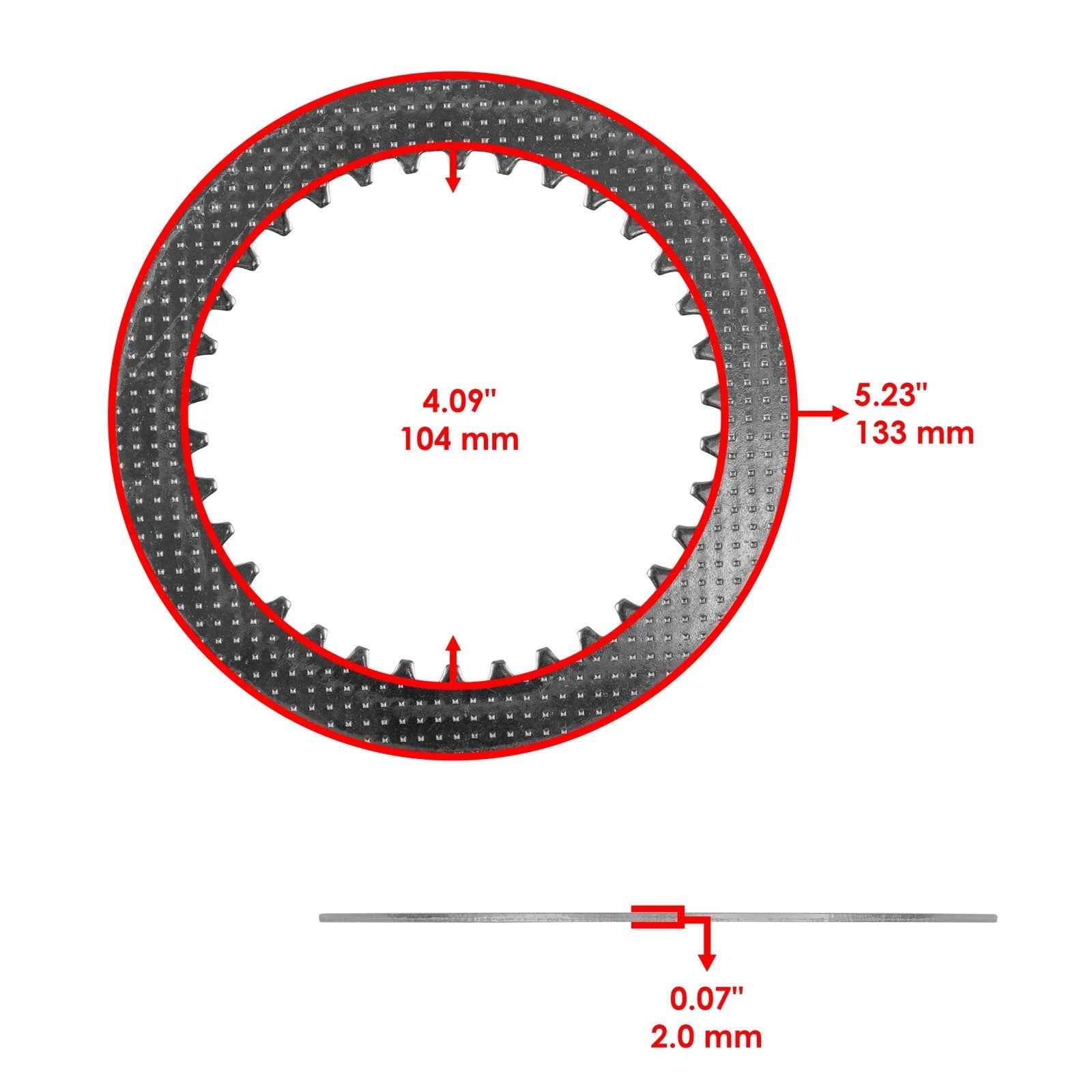 Clutch Friction Plates Spring and Gasket Kit for Kawasaki ZZR600 ZX600 2005-2008