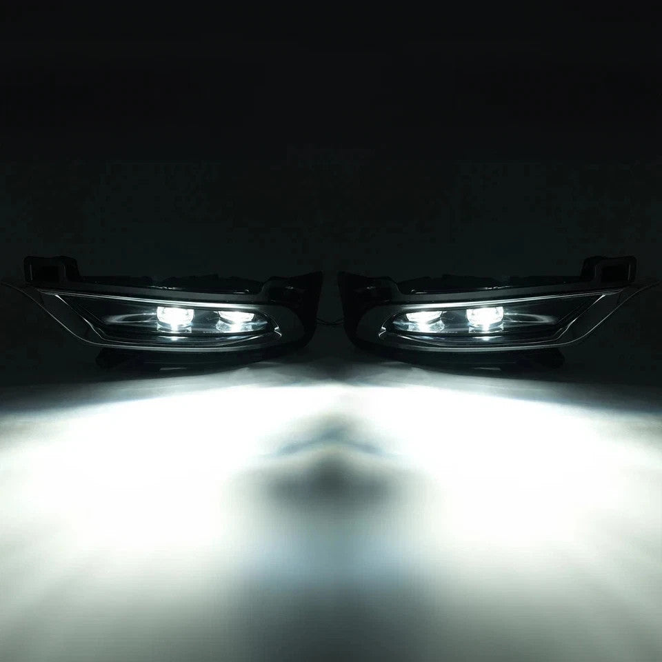 HECASA For Chrysler 300 2015-2024 LED Fog Lights Bumper Driving Lamps Left&Right